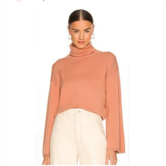 LPA Cybil Sweater Open Back Turtleneck in Dark Nude Size S from REVOLVE - Picture 2 of 7